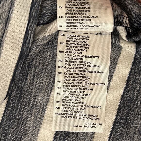 Fresno State Bulldogs Golf Polo Size XL Striped Adidas Embroidered Short Sleeve - Picture 6 of 6